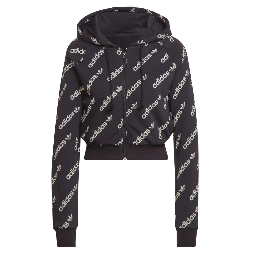 Hanorac adidas originals cropped tt mono hm4889 - imagine 5