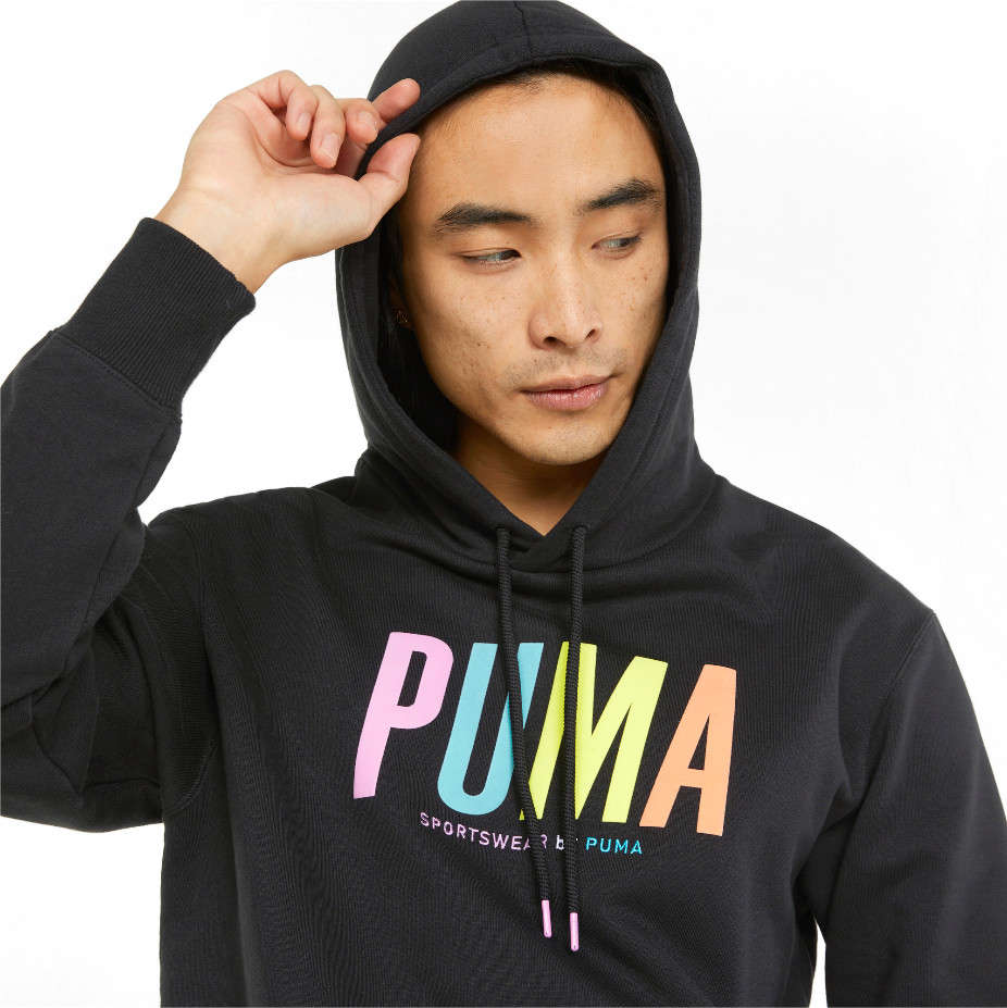Hanorac puma swxp graphic hoodie tr 533621-01 - imagine 6
