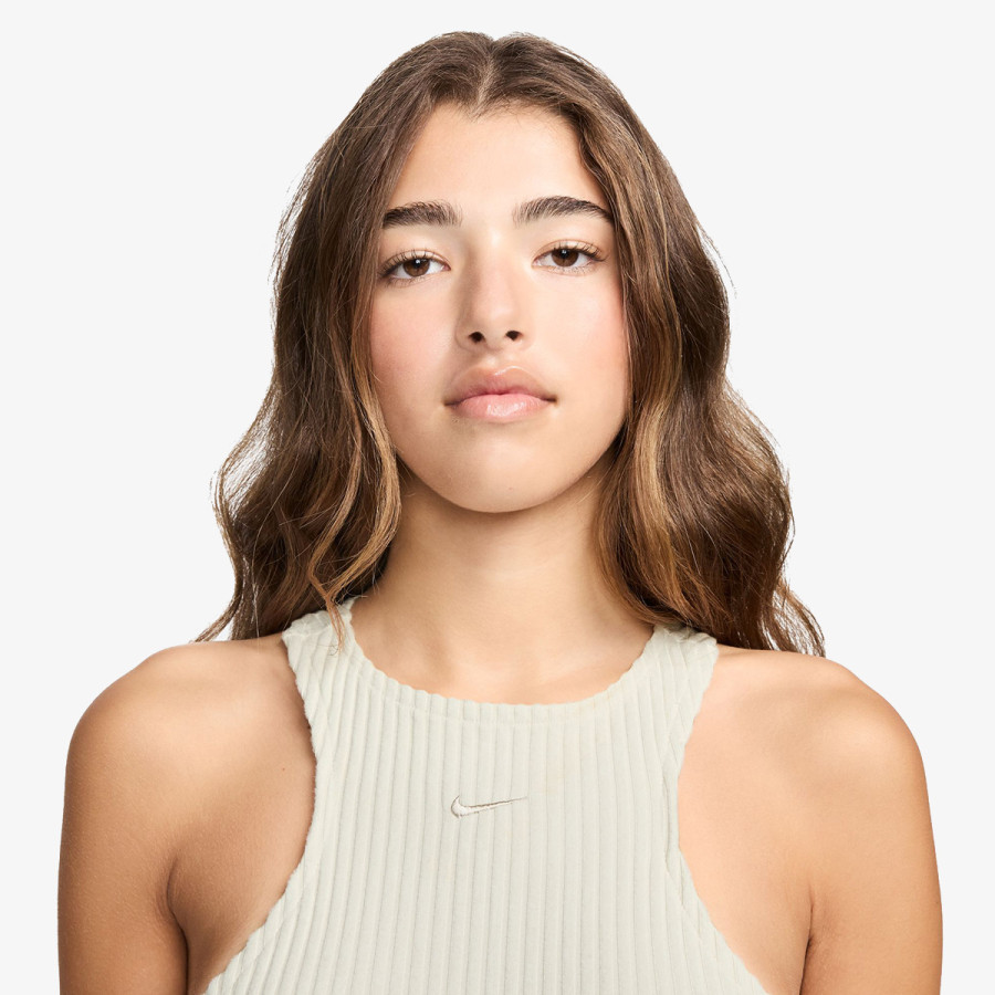 Rochie Nike W Nsw Nk Chll Knt Rib Midi Drs FN3679-104